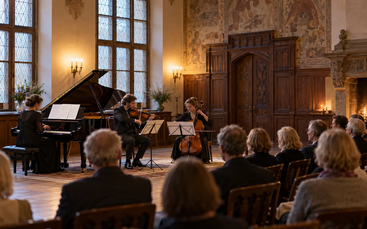 Konzert in einem historischen Saal – KI-generiertes Symbolbild